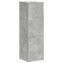 vidaXL 2 db betonszürke szerelt fa növénytartó állvány 25 x 25 x 80 cm