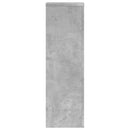 vidaXL 2 db betonszürke szerelt fa növénytartó állvány 25 x 25 x 80 cm