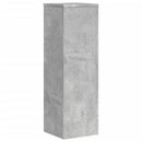 vidaXL 2 db betonszürke szerelt fa növénytartó állvány 25 x 25 x 80 cm