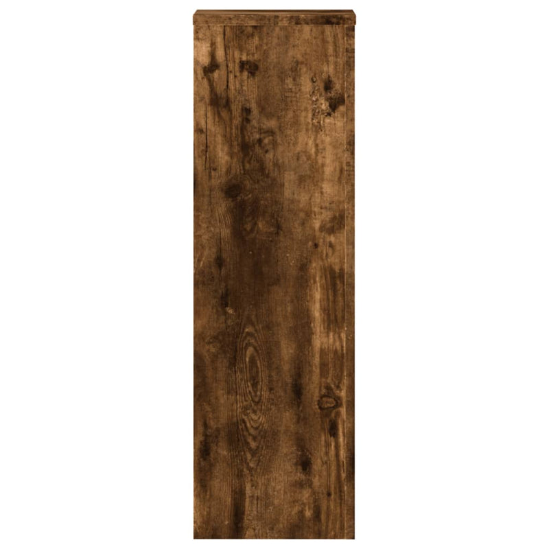 vidaXL 2 db füstös tölgy szerelt fa növénytartó állvány 25 x 25 x 80cm