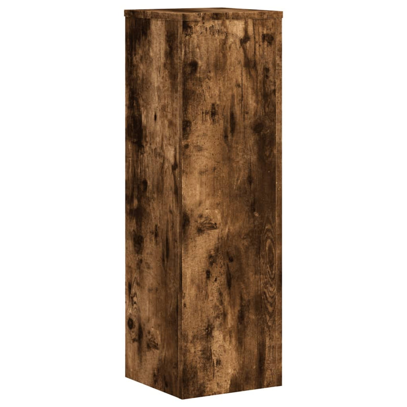 vidaXL 2 db füstös tölgy szerelt fa növénytartó állvány 25 x 25 x 80cm