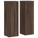 vidaXL 2 db barna tölgy szerelt fa növénytartó állvány 25 x 25 x 80 cm