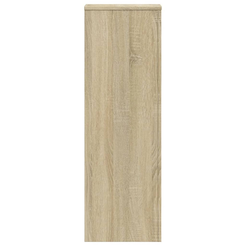 vidaXL sonoma tölgy színű szerelt fa növényállvány 33 x 33 x 100 cm