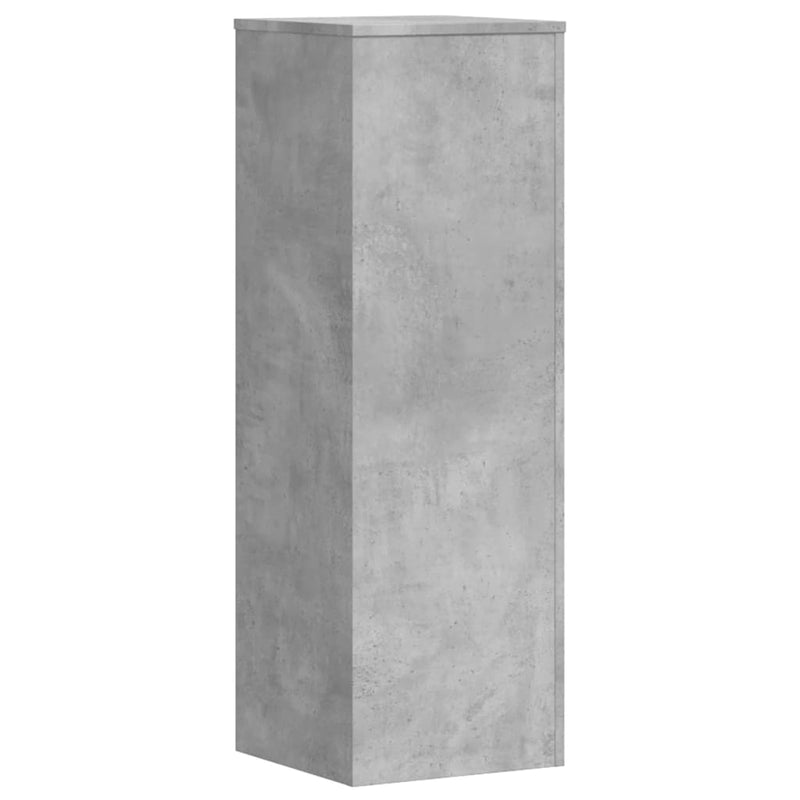 vidaXL betonszürke szerelt fa növényállvány 33 x 33 x 100 cm