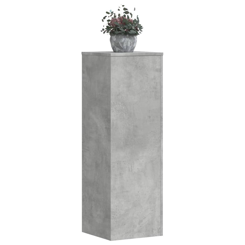 vidaXL betonszürke szerelt fa növényállvány 33 x 33 x 100 cm