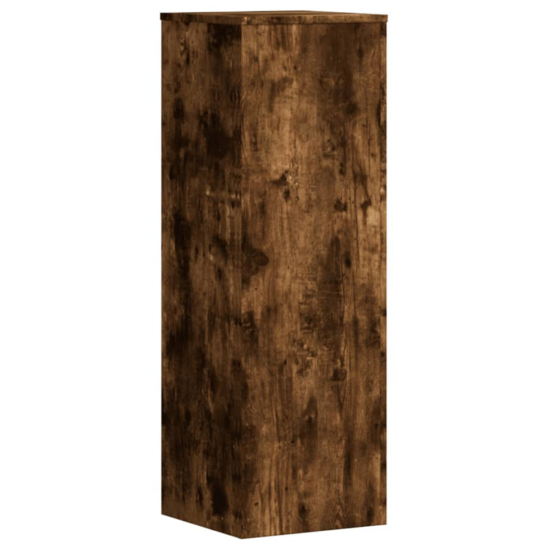 vidaXL füstös tölgy színű szerelt fa növényállvány 33 x 33 x 100 cm