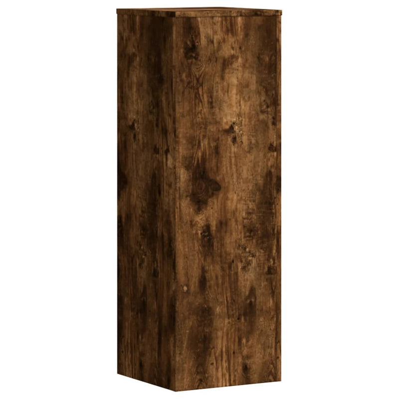 vidaXL füstös tölgy színű szerelt fa növényállvány 33 x 33 x 100 cm