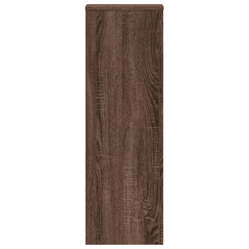 vidaXL barna tölgy színű szerelt fa növényállvány 33 x 33 x 100 cm