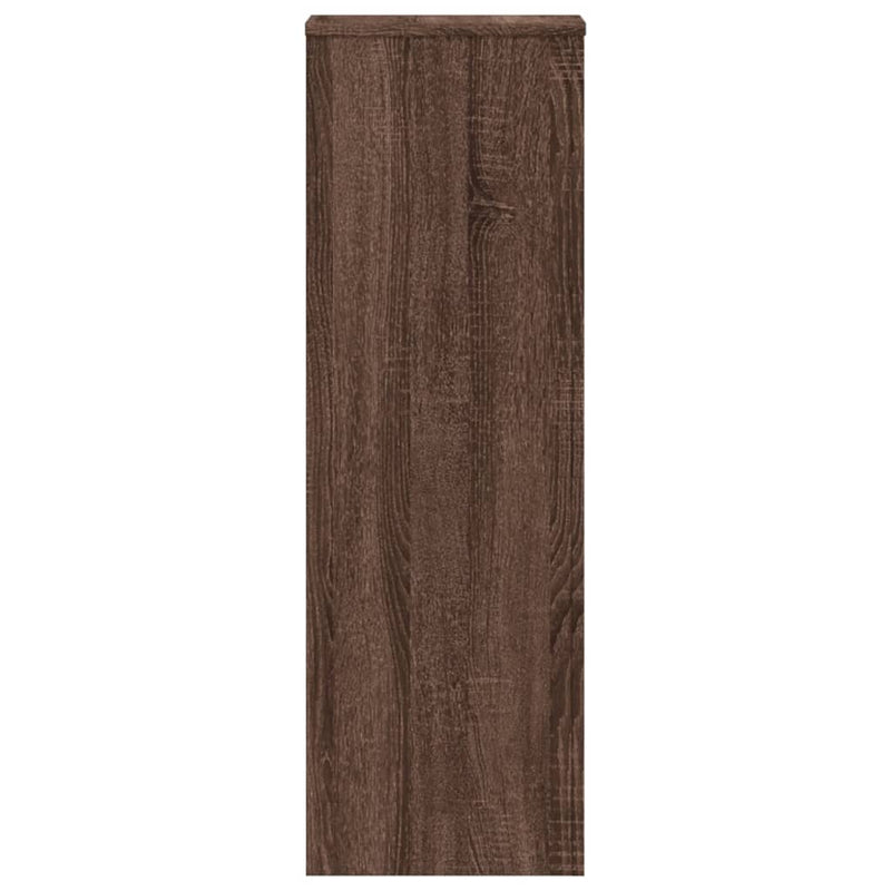 vidaXL barna tölgy színű szerelt fa növényállvány 33 x 33 x 100 cm