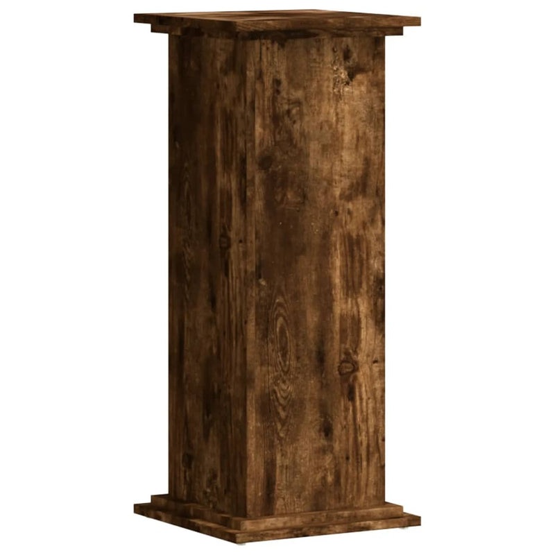 vidaXL füstös tölgy színű szerelt fa növényállvány 33 x 33 x 80 cm