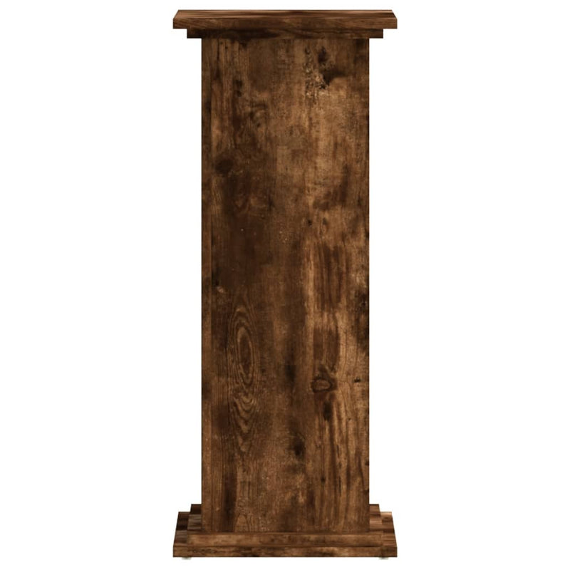 vidaXL füstös tölgy színű szerelt fa növényállvány 33 x 33 x 80 cm
