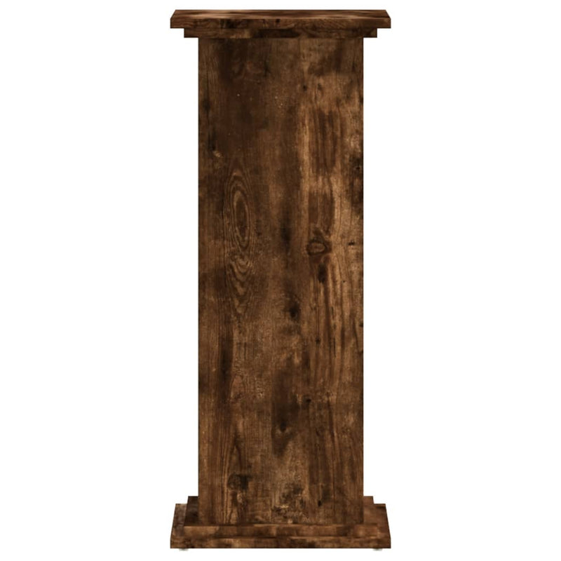 vidaXL füstös tölgy színű szerelt fa növényállvány 33 x 33 x 80 cm