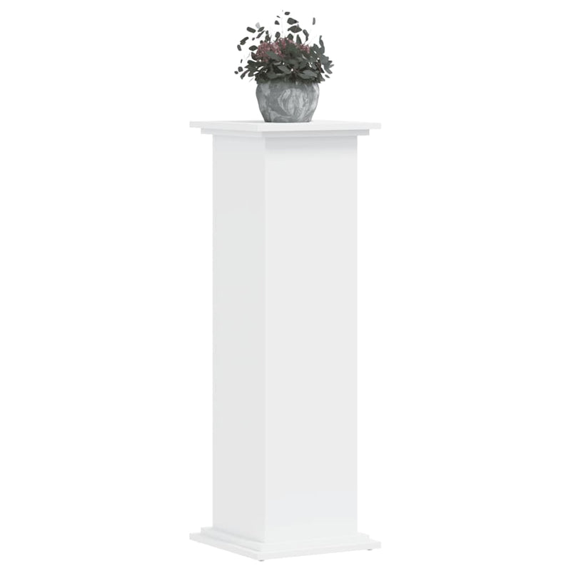 vidaXL fehér szerelt fa növényállvány 33 x 33 x 100 cm
