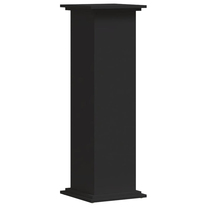 vidaXL fekete szerelt fa növényállvány 33 x 33 x 100 cm