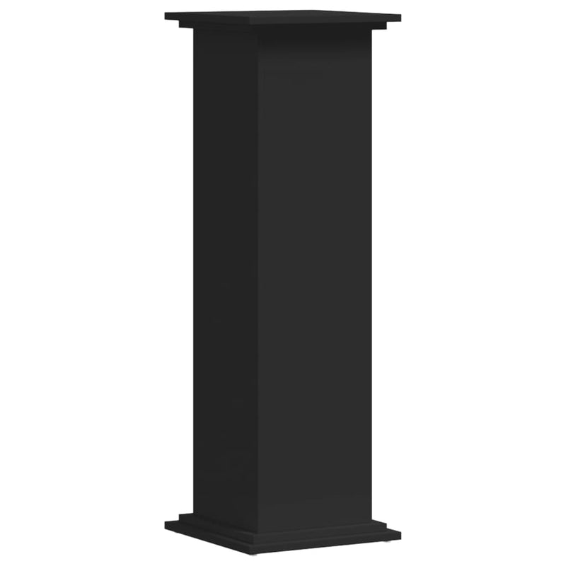 vidaXL fekete szerelt fa növényállvány 33 x 33 x 100 cm
