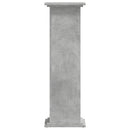 vidaXL betonszürke szerelt fa növényállvány 33 x 33 x 100 cm