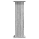 vidaXL szürke sonoma színű szerelt fa növényállvány 33 x 33 x 100 cm