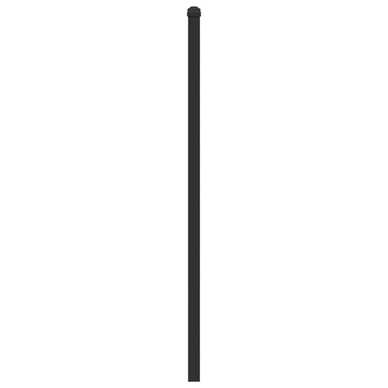 vidaXL füstös tölgy színű szerelt fa és acél fejtámla 80 cm