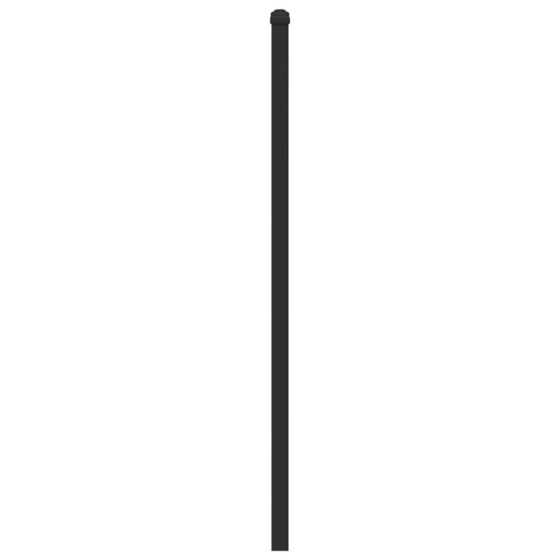 vidaXL sonoma tölgy színű szerelt fa és acél fejtámla 107 cm