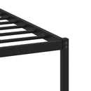 vidaXL barna tölgy színű fém ágykeret matrac nélkül 80 x 200 cm