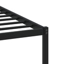 vidaXL barna tölgy színű fém ágykeret matrac nélkül 107 x 203 cm