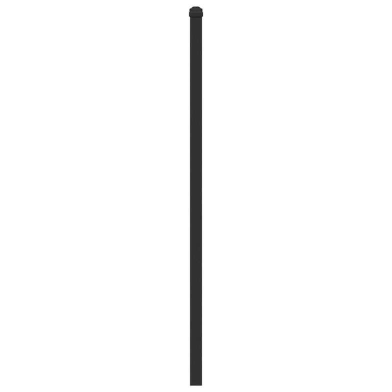vidaXL barna tölgy színű szerelt fa és acél fejtámla 80 cm