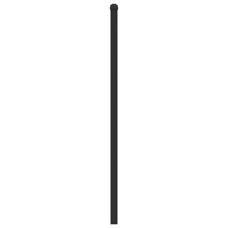 vidaXL barna tölgy színű szerelt fa és acél fejtámla 190 cm
