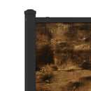 vidaXL füstös tölgy színű fém ágykeret matrac nélkül 75 x 190 cm