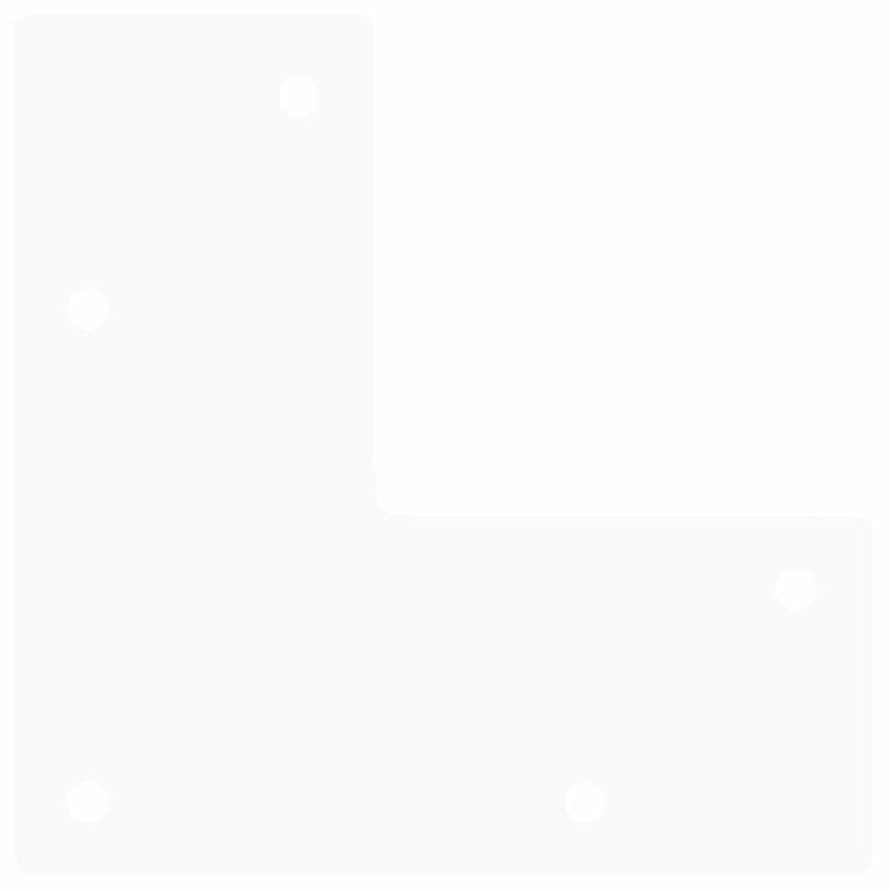 vidaXL 4 db fehér, tömör acél hajtűláb dohányzóasztalhoz, 10 cm