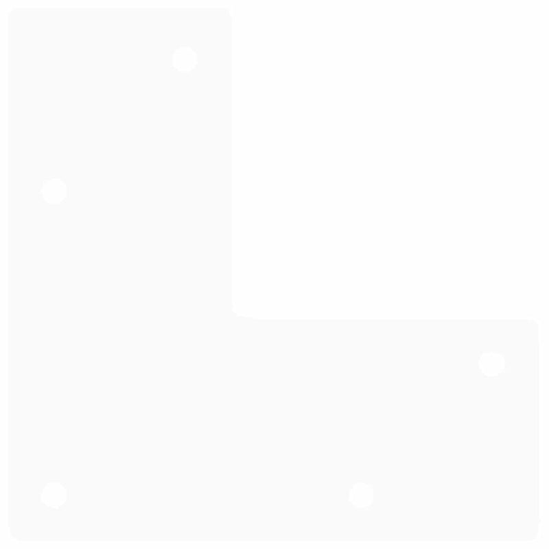 vidaXL 4 db fehér, tömör acél hajtűláb dohányzóasztalhoz, 30 cm