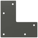 vidaXL 4 db antracitszürke hajtűláb dohányzóasztalhoz 30 cm tömör acél