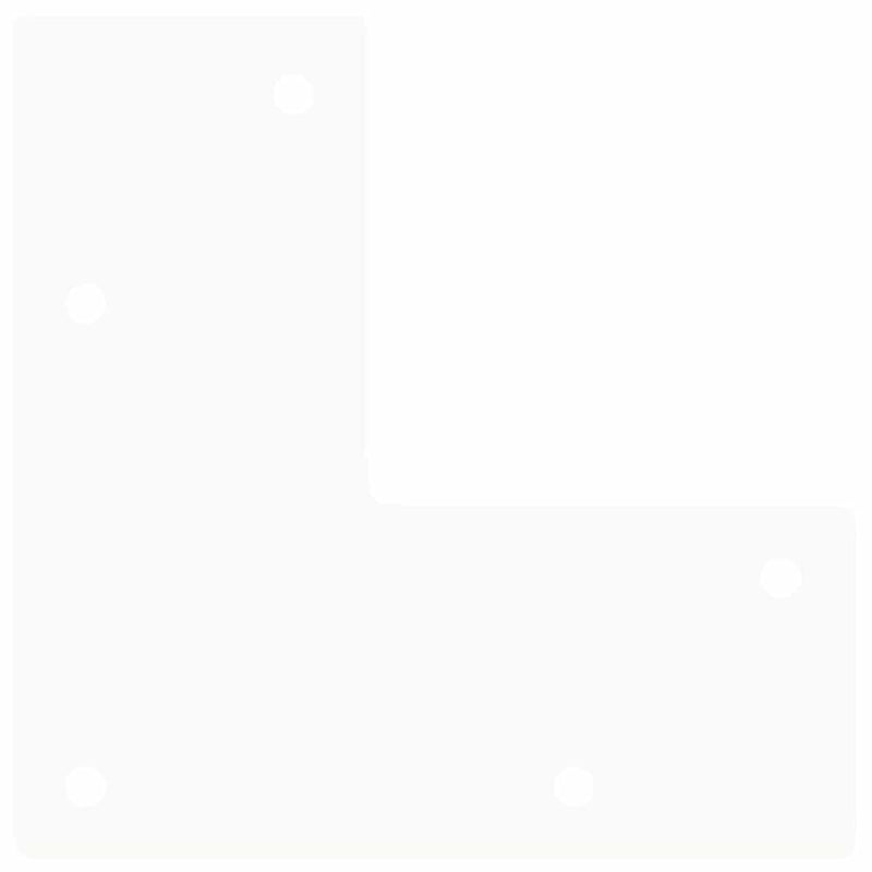 vidaXL 4 db fehér, tömör acél hajtűláb dohányzóasztalhoz 42 cm