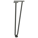 vidaXL 4 db antracitszürke hajtűláb dohányzóasztalhoz 42 cm tömör acél