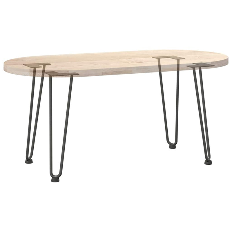 vidaXL 4 db antracitszürke hajtűláb dohányzóasztalhoz 42 cm tömör acél