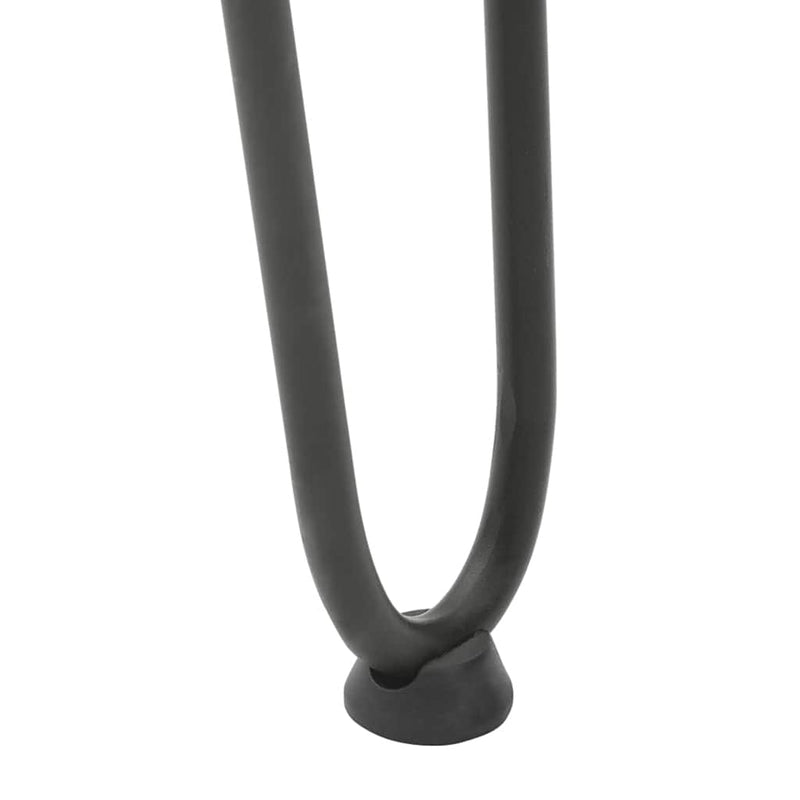 vidaXL 4 db antracitszürke hajtűláb dohányzóasztalhoz 42 cm tömör acél
