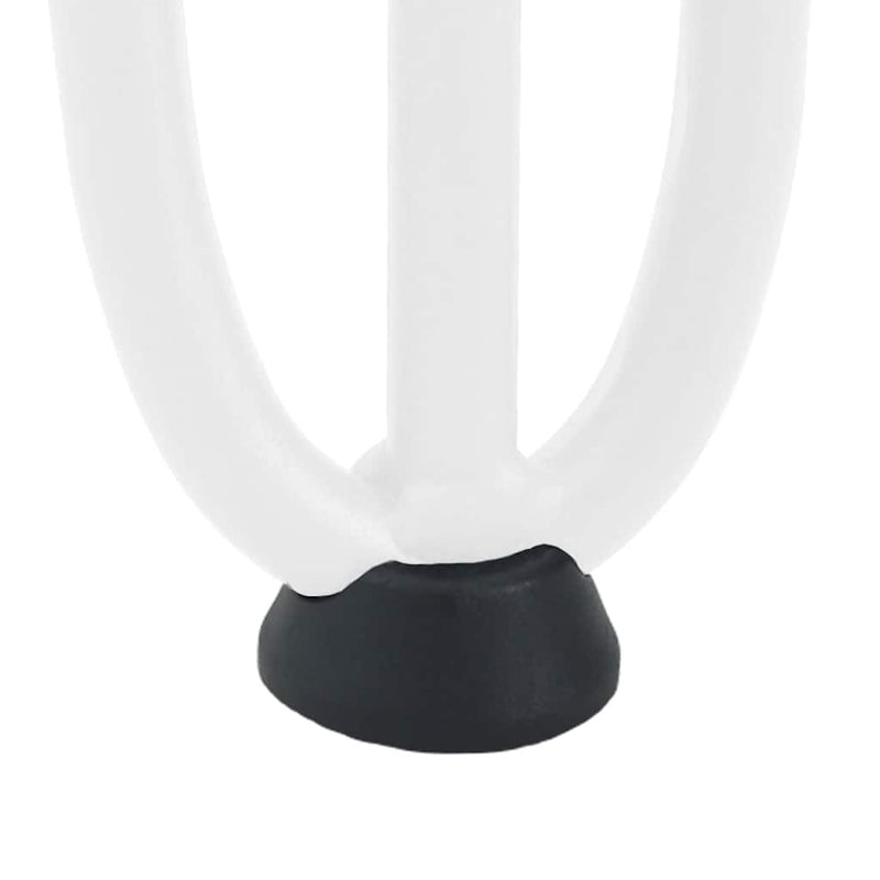 vidaXL 4 db fehér, tömör acél hajtűláb dohányzóasztalhoz 42 cm