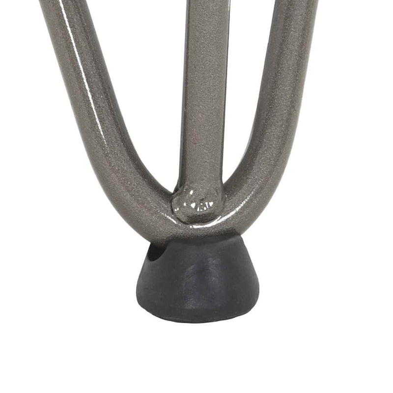 vidaXL 4 db natúr acél hajtűláb dohányzóasztalhoz 42 cm tömör acél