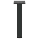 vidaXL 4 db fekete acél dohányzóasztal láb 30-32 cm