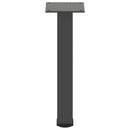 vidaXL 4 db antracitszürke acél dohányzóasztal láb 30-32 cm