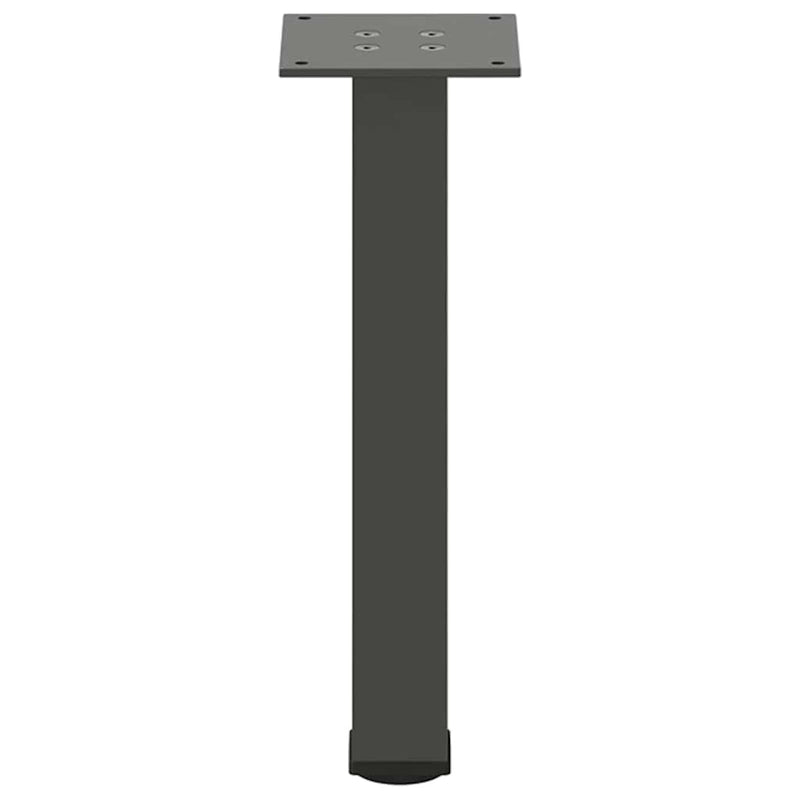 vidaXL 4 db antracitszürke acél dohányzóasztal láb 30-32 cm