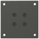 vidaXL 4 db antracitszürke acél dohányzóasztal láb 30-32 cm