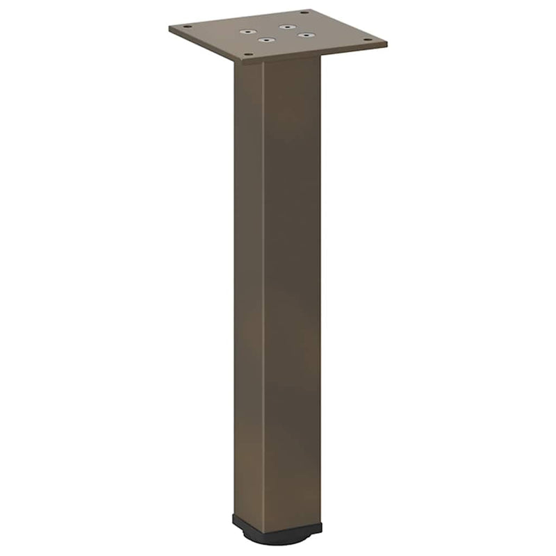 vidaXL 4 db natúr acél dohányzóasztal láb 30-32 cm acél