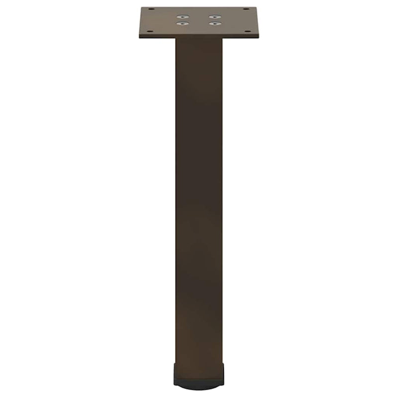 vidaXL 4 db natúr acél dohányzóasztal láb 30-32 cm acél