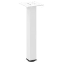 vidaXL 4 db fehér dohányzóasztal láb 42-44 cm acél