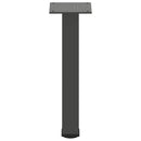 vidaXL 4 db antracitszürke acél dohányzóasztal láb 42-44 cm