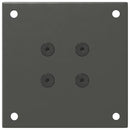 vidaXL 4 db antracitszürke acél dohányzóasztal láb 42-44 cm