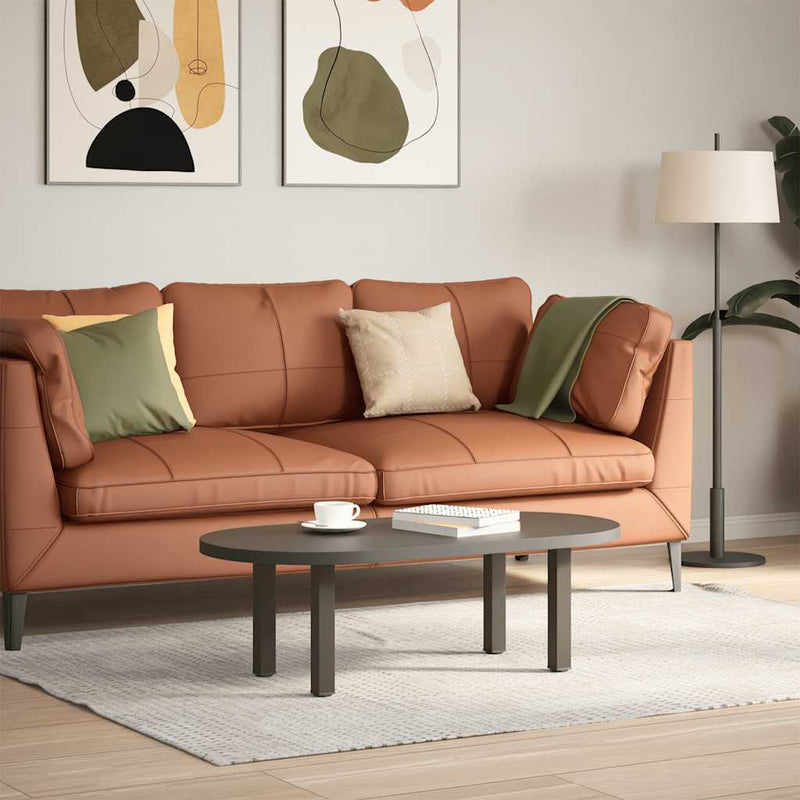 vidaXL 4 db natúr acél dohányzóasztal láb 42-44 cm acél