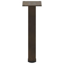 vidaXL 4 db natúr acél dohányzóasztal láb 42-44 cm acél