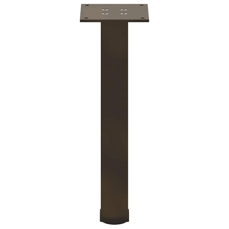 vidaXL 4 db natúr acél dohányzóasztal láb 42-44 cm acél
