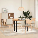 vidaXL 4 db fekete acél konzolasztal láb 72-74 cm